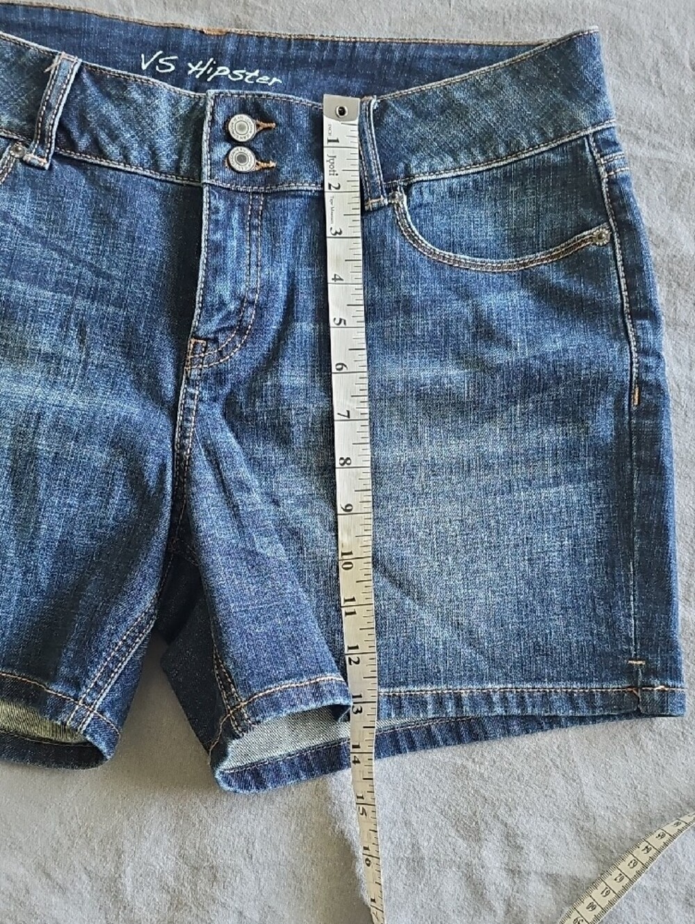 VS The Hipster Dark Indigo Denim Shorts - Picture 8 of 8